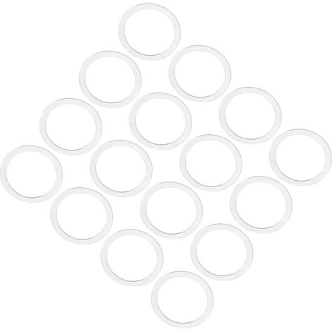 120 rondelles plates en acier inoxydable pour vis, écrous et boulons - Référence 4807-1215-0250