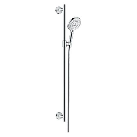 Set doccia Hansgrohe Raindance Select S 120 3 getti EcoSmart con asta doccia 90 cm, 26323, colorazione: Bianco / Cromo - 26323400 (1/4)