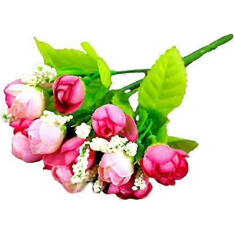 Présentoir Étoiles Bract Décoration Florale Pratique Roses Artificielles Multicoloresrose (1/5)