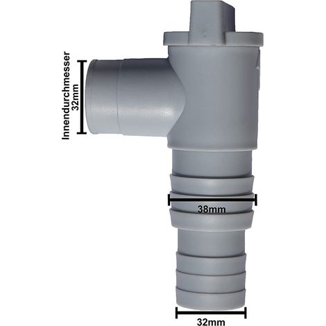 Vanne d'arrêt pour piscine Intex Bestway, kit de vanne pour tuyau flexible 32 mm (1/3)