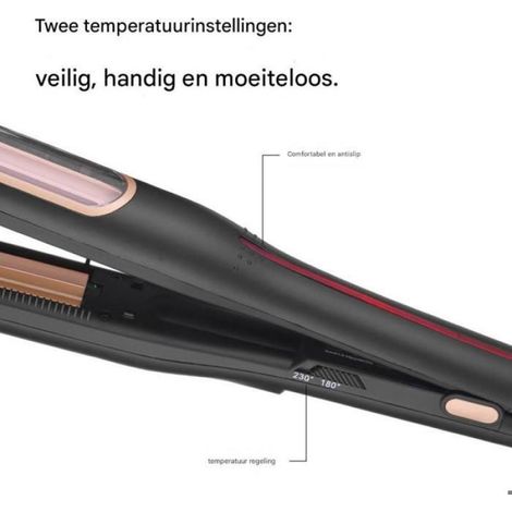 Fer à friser automatique -céramique de tourmaline perméable aux ions -Technologie antistatique - 2Réglage de la température (1/5)