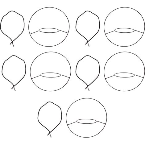 Support suspendu pour jardinière, pot de fleurs décoratif en acier inoxydable, 1 pièce, pour salon, jardin d'intérieur ou balcon. (1/5)