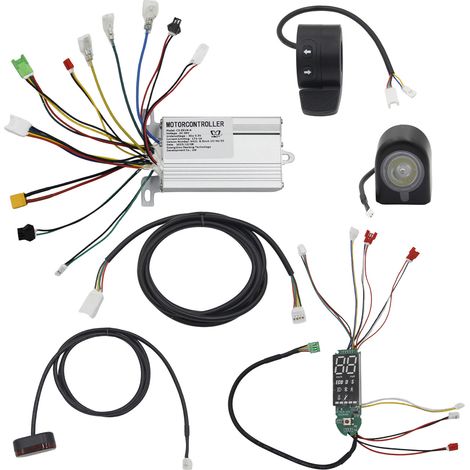 Scooter Accessories C3ZX1N A 36V350W Controller Kit: Controller, Instrument Panel, Headlights, and Six-Piece Set (1/5)
