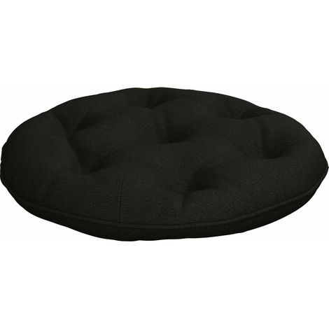 Cojín para Silla Colgante VIANEN 100% Poliéster Negro vidaXL (1/5)