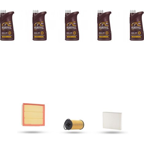 Kit tagliando 3 FILTRI e 5L OLIO compatibile con Chevroelt Trax 1.6 85kw dal 2013 (1/4)