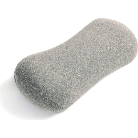 Coussin lombaire en mousse à mémoire de forme pour chaise de bureau, voiture, lit, soulage les douleurs du bas du dos. Idéal comme coussin lombaire, coussin sous les genoux, repose-jambes ou appui-têt (1/5)