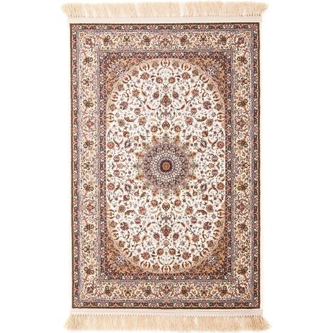 Tapis persan Marosh  - 150x100cm, Rectangular - 100% Acrylique - Tissé - Beige