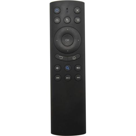 Télécommande - Souris Intelligente - 2.4G RF - Gyroscope + IR - Pour Android TV Box - 18 Touches - 10 m Portée - ABS - 160 x 43 x 1.5 mm - 1 Pièce