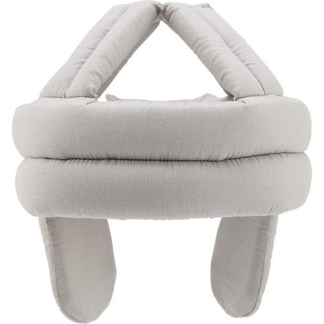 Chapeau de protection respirant pour personnes âgées, casque de protection universel pour tête, casque de protection, casque(Protège-oreilles gris clair) (1/5)