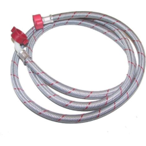 Tuyau d'arrivée d'eau flexible pour lave-linge – Longueur 2m – Raccord 2 – Diamètre 19mm – Compatible Bosch, Siemens, Balay, Constructa
