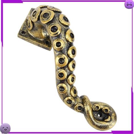 AUCUNE Poignée de porte de poulpe Poignée d'Armoire Pieuvre en Résine Bronze Vintage 12,7 Cm pour parapharmacie roulant-support (1/5)