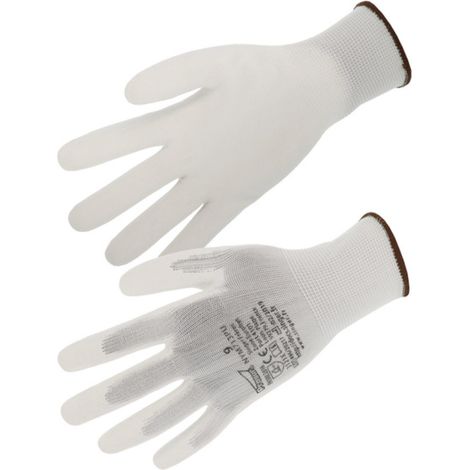 Gants de protection confortables pour manipulation précise SINGER SAFETY (Lot de 10) Blanc 7. (1/3)