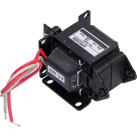 BERM SA-2602 Traktionselektromagnet, 2,0 N Schub-Zug-Solenoid, 15 mm Hub, AC220 V Saugspannung (1/5)