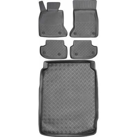 Juego de alfombrillas para coche y maletero para BMW Serie 5 F10 Sedán (2013-2017).