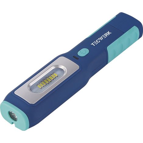LED-Akkuhandleuchte 3,7 V 1200 mAh ABS-Gehäuse Li-Ion 60-250 lm TW