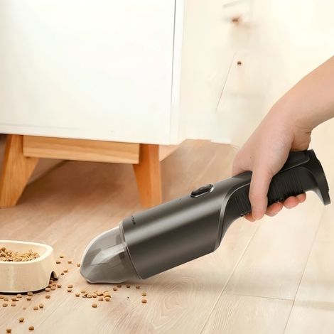 Aspirateur Portable Sans Fil Aigostar Haute Puissance – Nettoyeur de Voiture et Maison avec Filtre HEPA, Élimination Facile des Poils d'Animaux pour un Intérieur Impeccable (1/2)