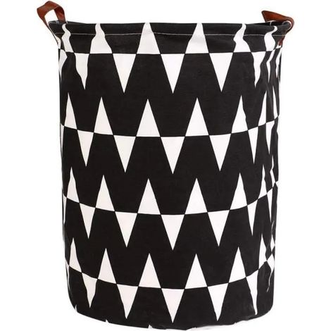 Panier à Linge - ZGEER - Pliable - Imperméable - 40x50cm - Design Contemporain (1/4)