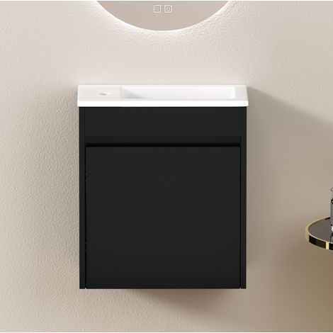 Mobile bagno con anta soft-close MDF 46 cm OKMYHOME (1/5)