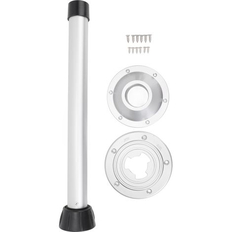 Kit de pieds de Table pour camping-car, pieds détachables en alliage d'aluminium de 580mm avec Base au sol pour ponton (1/5)