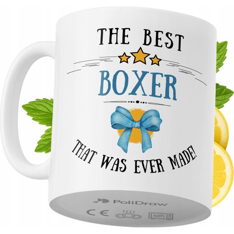 Lustiger Becher für Boxer – ideal für Kaffee und Tee. Mit witzigem Textdesign. Perfekt für Geburtstage, Namenstage, Feiertage und besondere Anlässe. Hochwertiger Becher für Zuhause, Büro und Arbeit. F