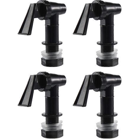 Ensemble de 4 robinets de rechange pour fontaine à eau, bonbonne, distributeur, bec verseur réutilisable. (1/5)