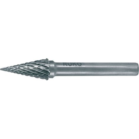 Ruko Fraises limes carbure, denture croisée forme M conique, bout pointu Ø 8,0 mm (1/4)