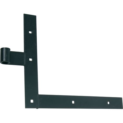 Équerre de volet 35x5x500mm diamètre 14mm cataphorèse noire paire 1/2 gauche - TORBEL - 2139504