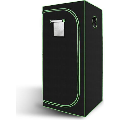 Wolketon Growbox 80x80x180cm Professionelles Growzelt, ideal für Tomaten Salat Kräuter (1/5)