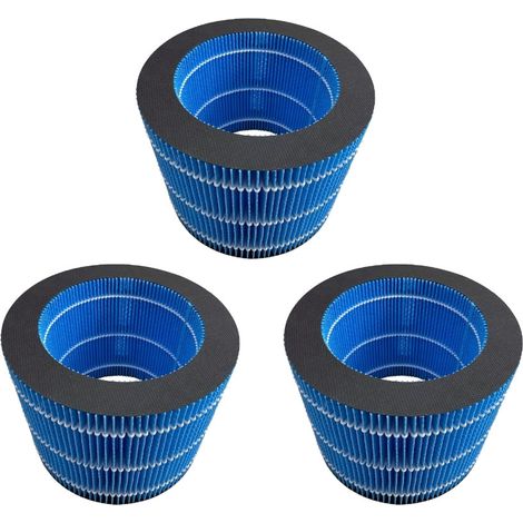 Trade-Shop Luftfilter / Rundfilter / Ersatzfilter kompatibel mit Philips HU3918/70 HU2716/70 HU271X HU391X ersetzt FY3446/30 / Luftbefeuchter-Zubehör - 3 Stück (1/4)
