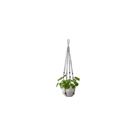 Lot de 2 suspensions pour plantes en macramé avec crochets – Paniers suspendus décoratifs (1/5)