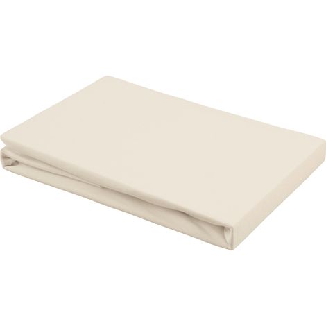 Mömax Topper-Spannbetttuch Elasthan Beige ca. 180x200cm (1/3)