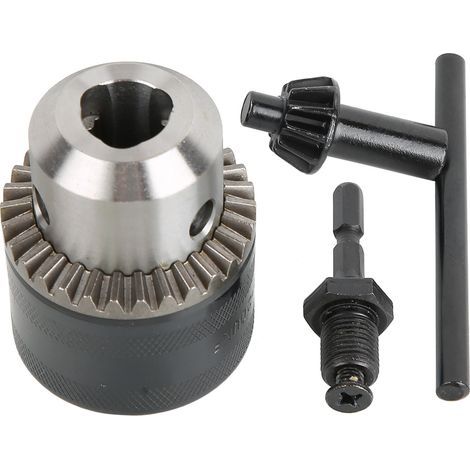 3,0–16 mm 1/2–20UNF Bohrfutter-Adapterset, Schlüsselbohrfutter mit Sechskantadapter (1/5)
