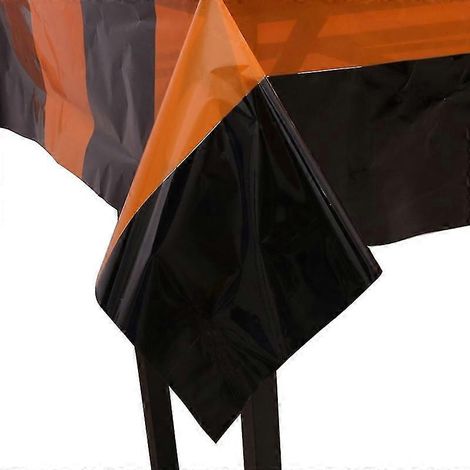 Nappe imperméable décorative, couture résistante aux taches, couleur, accessoires Halloween, chemin de table, décoration maison (1/5)