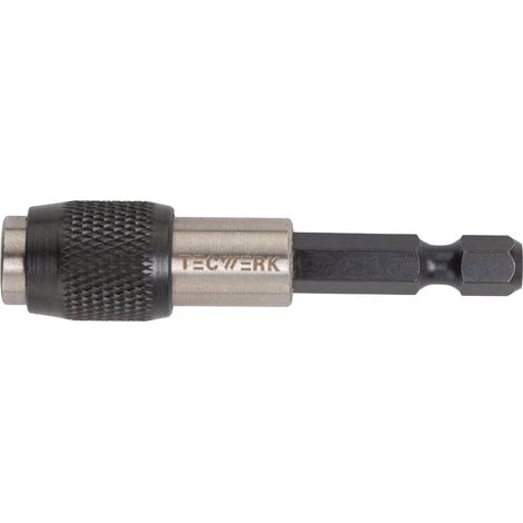 Porte-embout 1/4 pouce F 6,3 1/4 pouce C 6,3 SWF L.60mm TECWERK (1/5)