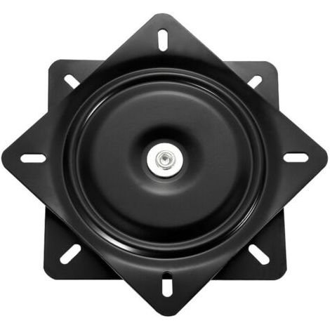Plateau tournant universel en métal pour meubles, support pivotant robuste, plateau rotatif à 360°, 150 x 150 x 1,5 mm, capacité de charge 250 kg, pour tabourets et tables (1/4)