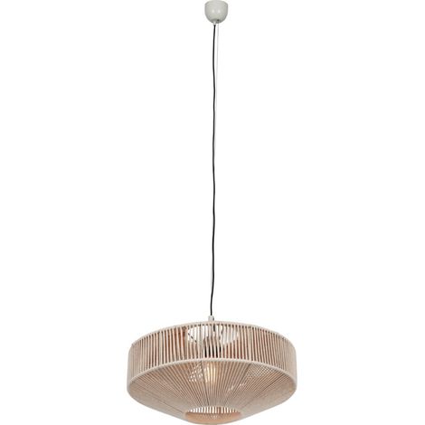 Lampada a sospensione boho beige Ø46 E27 Trio Svea (1/5)