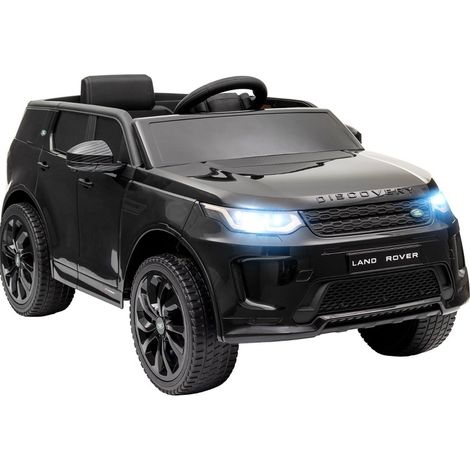 CHICFURN Coche eléctrico infantil 12V 106 x 65,5 x 51 cm negro con mando LED música y claxon (1/5)