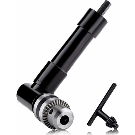 Mandrin de Forage à Angle Droit , Mandrin à Angle Droit 90° Auto-Serrant, Arbre de 1-10 mm électrique, Outil Dextension de Forage, (1/5)