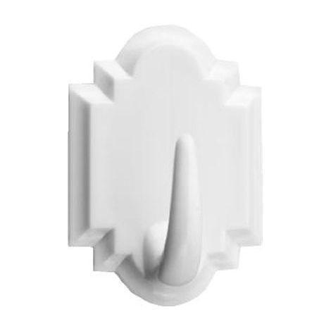 Colgador Hogar 45X32X21Mm Adhesivo Plastico Blanco 2061-3+ Inofix 2 Pz (1/2)