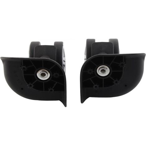 1 pair of silent, swivel replacement suitcase wheels (1/5)