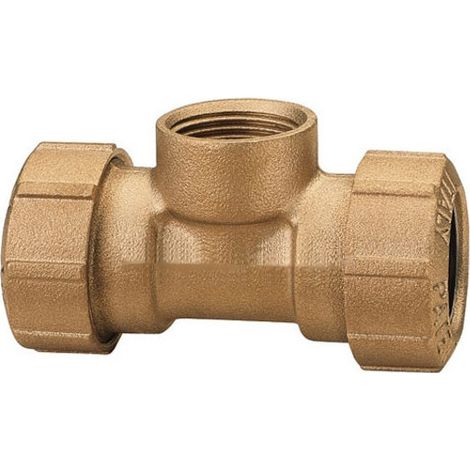Conector de presión de latón T en forma de T 1" mm 32 Enolgas
