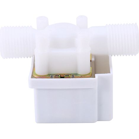 Électrovanne magnétique DC 12V normalement fermée pour eau/air, 1/2", débit contrôlé (1/5)