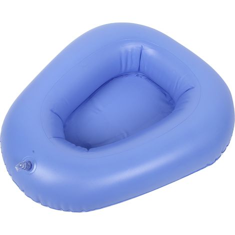 Bassin de lit gonflable à domicile pour personnes âgées, matelas pneumatique anti-escarres, bleu (1/5)