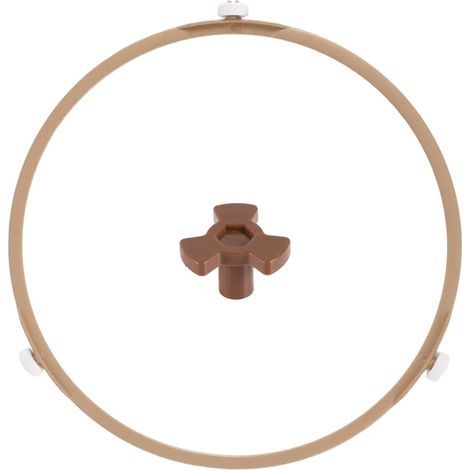 1 Anneau Plateau Tournant, Diamètre 22,2cm, Caoutchouc, Noyau Rotatif 1,5cm, Pour Micro-Ondes (1/5)