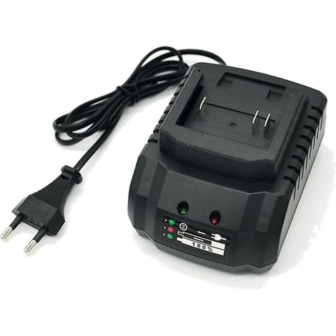 Chargeur compatible avec les batteries Makita Lithium 18-21 V. Alimentation : prise européenne, noir.