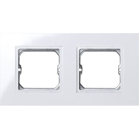 Cornice 2 elementi BIANCO per pezzo intermedio Simon 27 PLAY 2701620-030