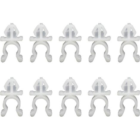 10 fixations pour tige de support de capot, pinces de fixation pour -- (1/5)