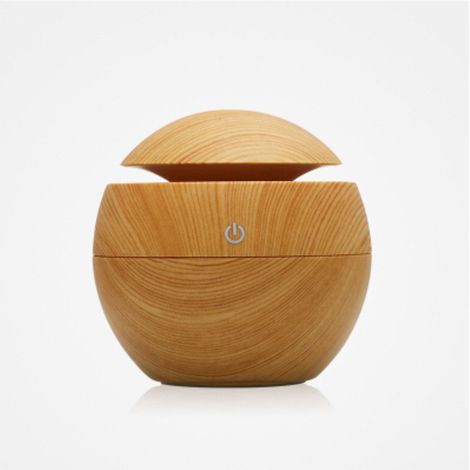 Umidificatore a ultrasuoni da 130 ml con diffusore di oli essenziali, purificatore d'aria a nebbia fredda, mini umidificatore portatile per aromaterapia rilassante, luce notturna a 6 colori (9595100, (1/5)