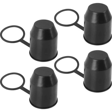 Couvercle Pour Boule D'Attelage - Universel - Résistant Aux Intempéries - Avec Support Pour Tige - Lot De 4 (1/5)