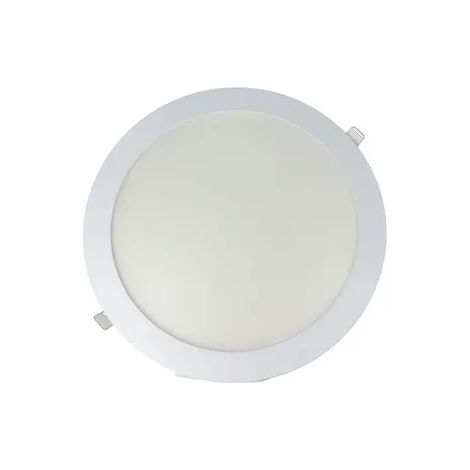 Faretto LED rotondo da incasso ultrasottile diam.300mm, 24W, 220Vac, Luce Calda - Bianco